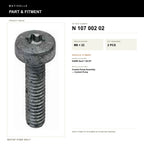 Water Pump Bolt - product information